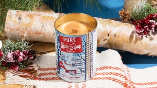 Indulge in the warm, inviting aroma of our Maple Syrup Scented Candle 🥞✨
This 16oz candle comes in an iconic canister with a rustic crackling wood wick, creating an authentic experience reminiscent of cozy evenings in Canada. Crafted with rich notes of warm maple sugar and caramelized vanilla, it’s hand-poured using a premium soy wax blend for a clean, long-lasting 60-hour burn. Perfect for celebrating the holidays and adding rustic charm to your décor, it's a thoughtful gift for anyone who loves the ess