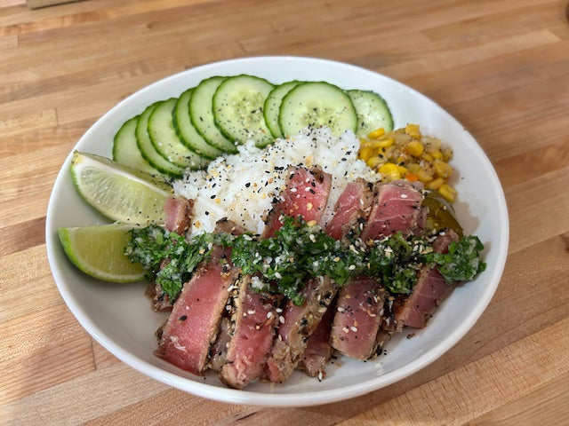 Yummmmmy Yellowfin Tuna Bowl Recipe