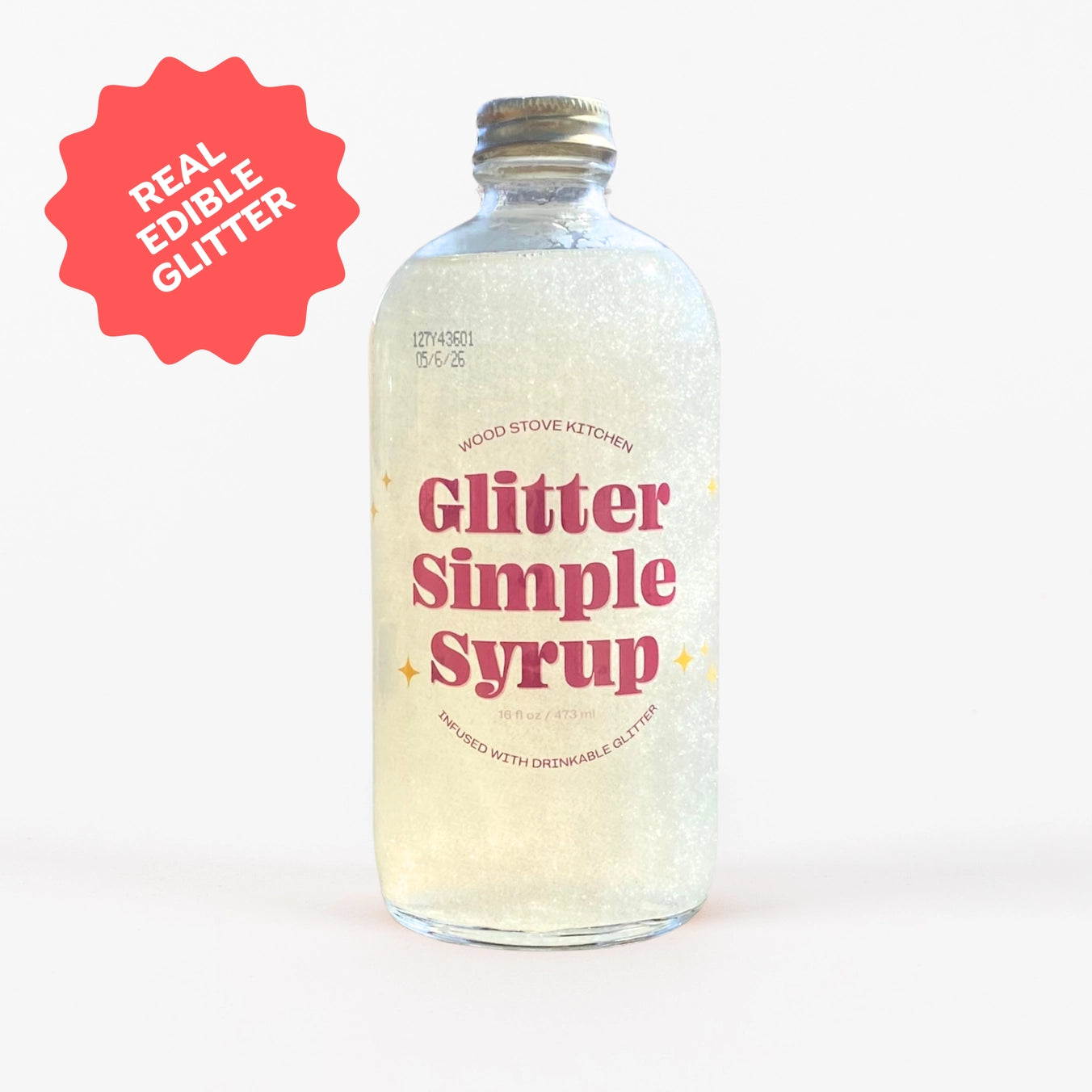 Elevate your beverage game this holiday season using our Glitter Simple Syrup ✨&nbsp;

This delightful syrup adds a sparkling touch to cocktails, mocktails, iced teas, and coffees, making it a perfect addition to any cocktail cart or coffee station. With a rich formula (two parts sugar to one part water), you’ll get great value while the glitter stays suspended for hours of shimmering fun!

Key Features:&nbsp;
- Made in the USA🇺🇸

- Shelf life: 12–24 months

- Eco-friendly: Plastic-free, vegan, and cruelt