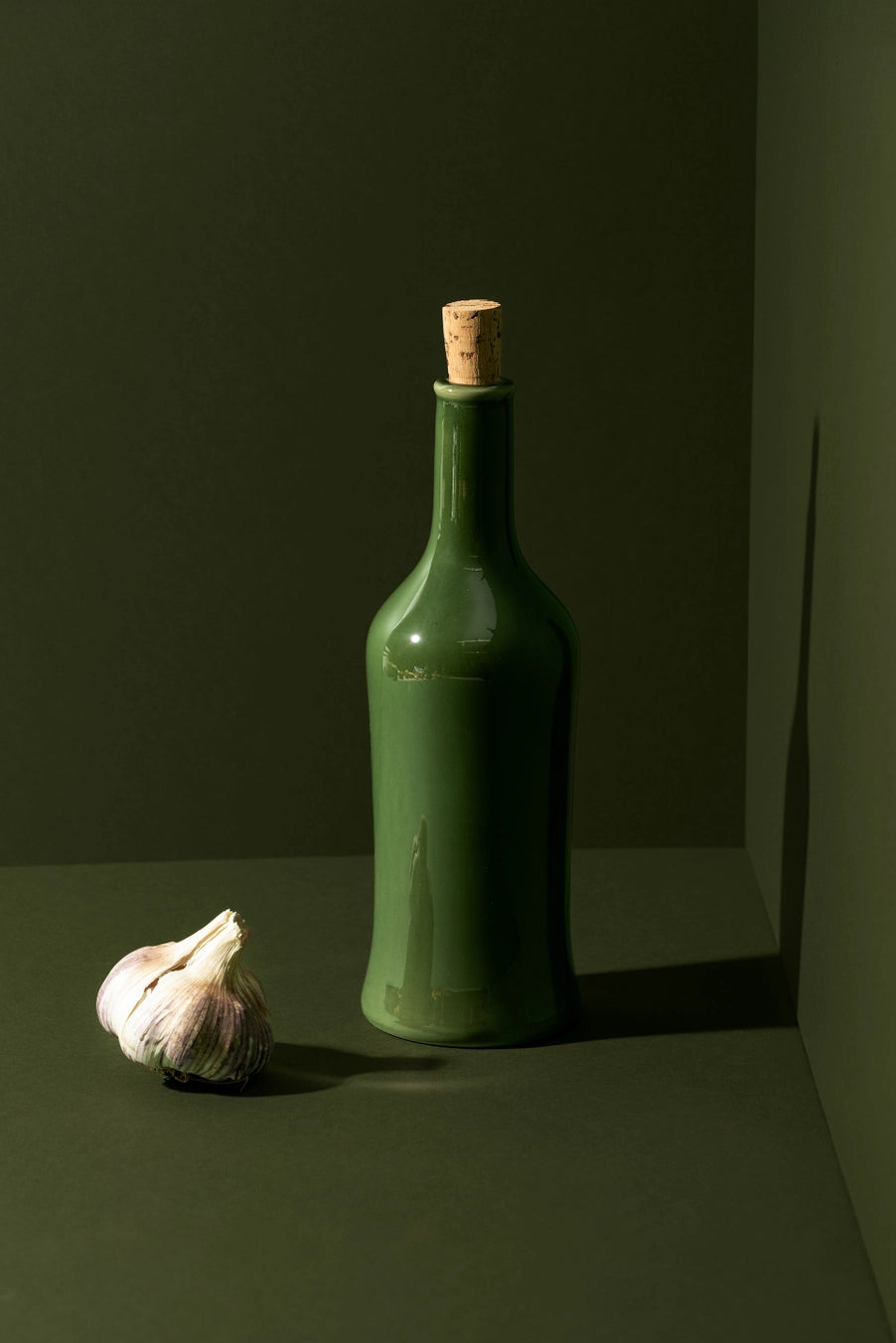 Stoneware Olive Oil Dispenser