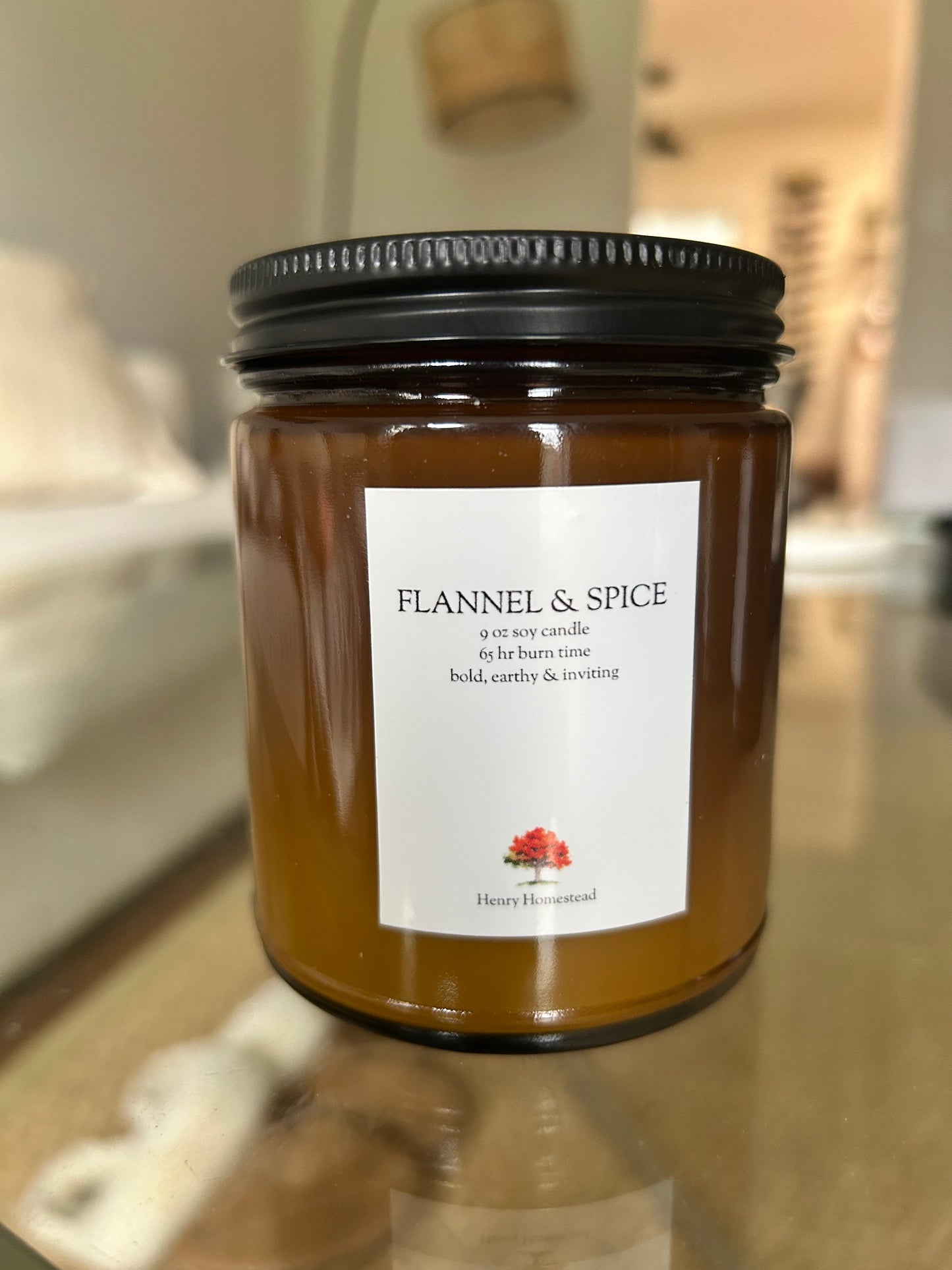 Flannel & Spice Soy Candle