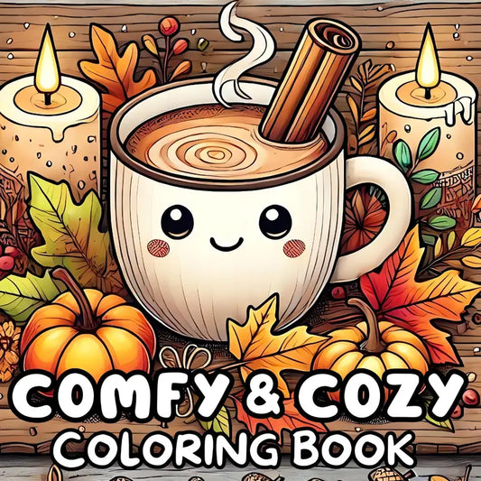 Comfy & Cozy Coloring Book