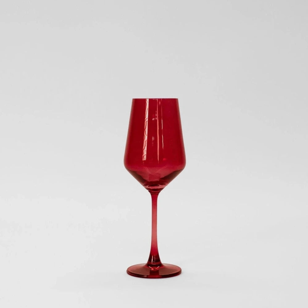 Introducing the Cherry Bomb wine glasses — a dazzling new addition to your wine glass collection! 🍒🍷 With its vibrant cherry red hue, this glass is perfect for swirling your favourite vintage in style. Whether hosting a party or enjoying a quiet evening, let the Cherry Bomb elevate your beveraging experience.&nbsp;

Crafted with precision, it complements a lively table setting for Christine, Valentines Day and more. Add a spicy splash of red into to your collection ✨