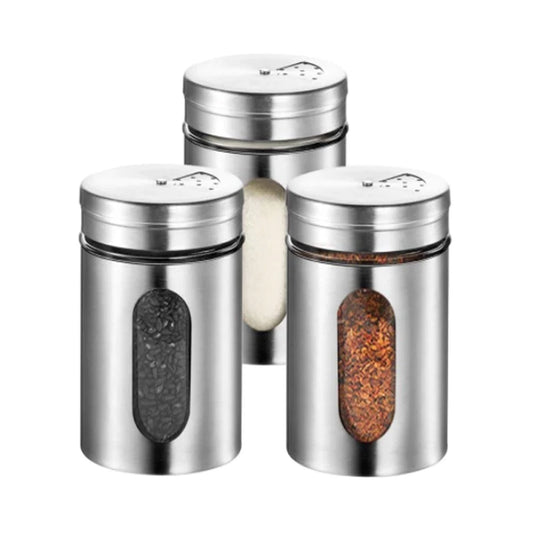 Stainless Steel Spice Jars