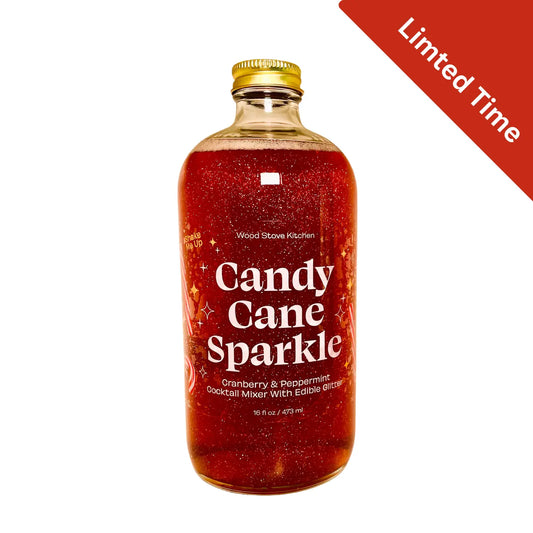 Candy Cane Glitter Simple Syrup