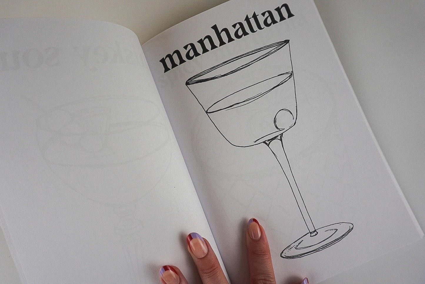 Cocktails Coloring Book