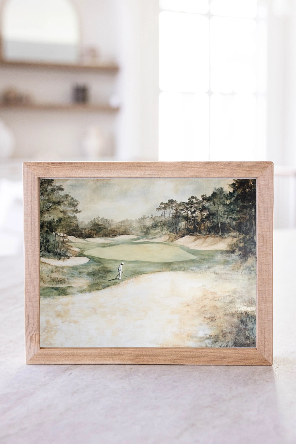 Vintage Golf Muted Framed Art