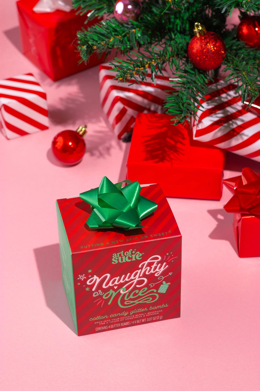 Naughty or Nice Glitter Bombs (4pc)