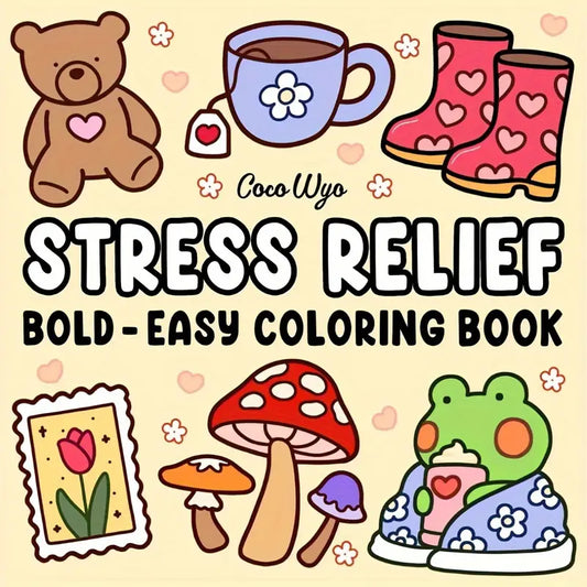 Stress Relief Coloring Book