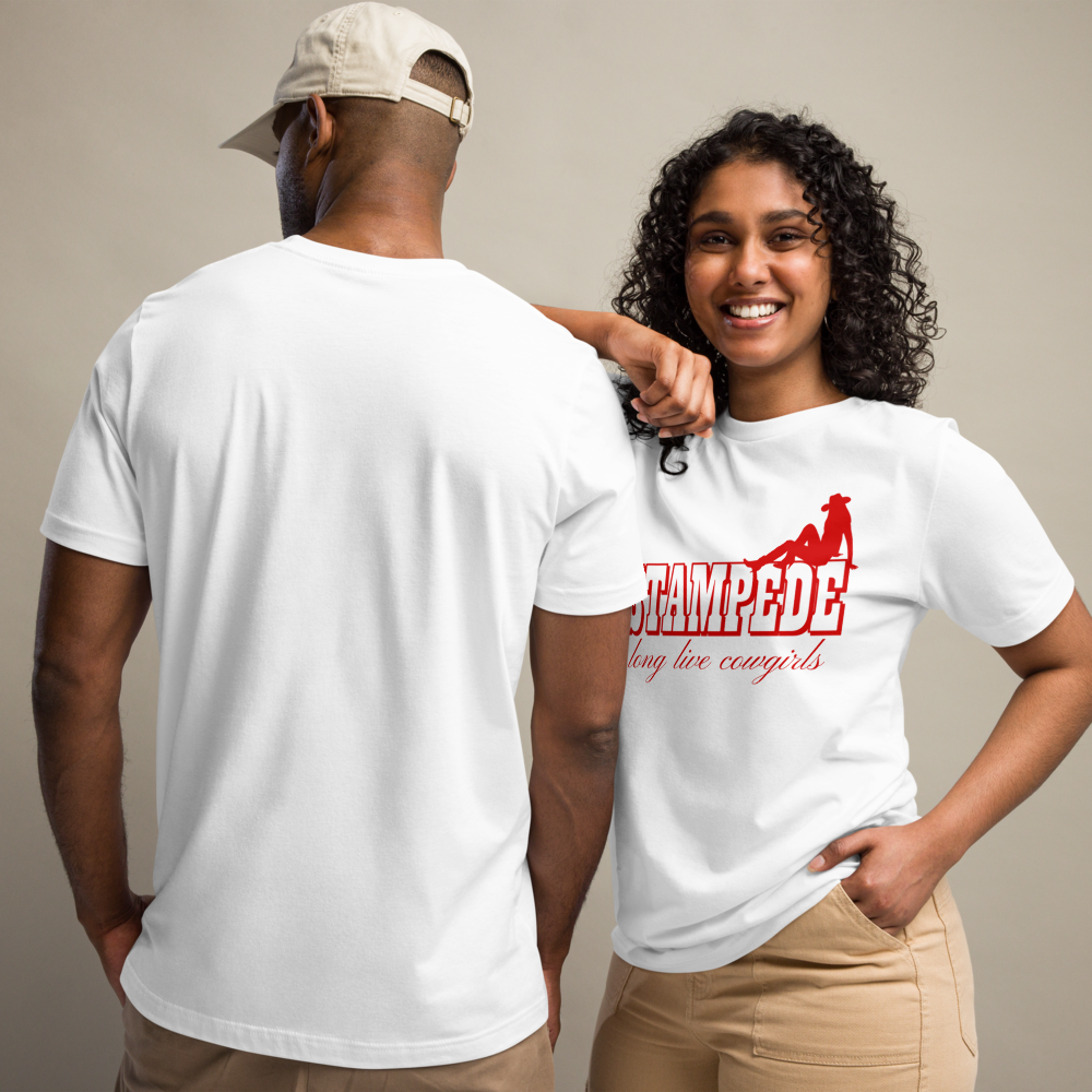 stampede long live cowgirls unisex tee