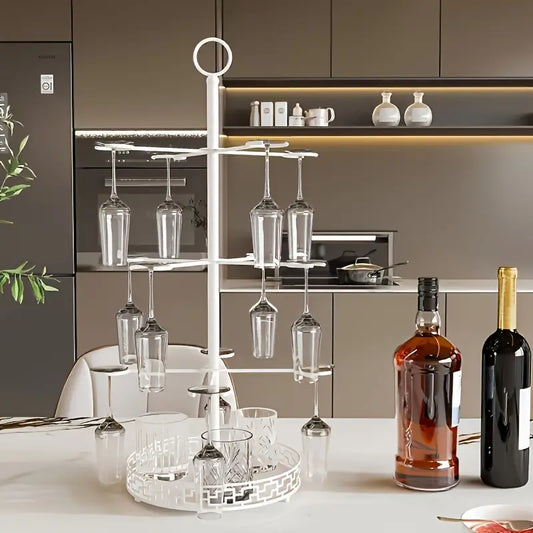 Get the party started with our contemporary metal Glass Holder Stand! 🍾✨
This stylish 3-tier, 12-glass tower (glasses not included) is multipurpose for all sorts of cocktails you want to display. It's ideal for weddings, holiday parties, and all hosting events, adding a touch of elegance to your gatherings.
With its sleek design, this glass holder not only showcases your drinks of choice but also elevates your entertaining game! 💖 🍸